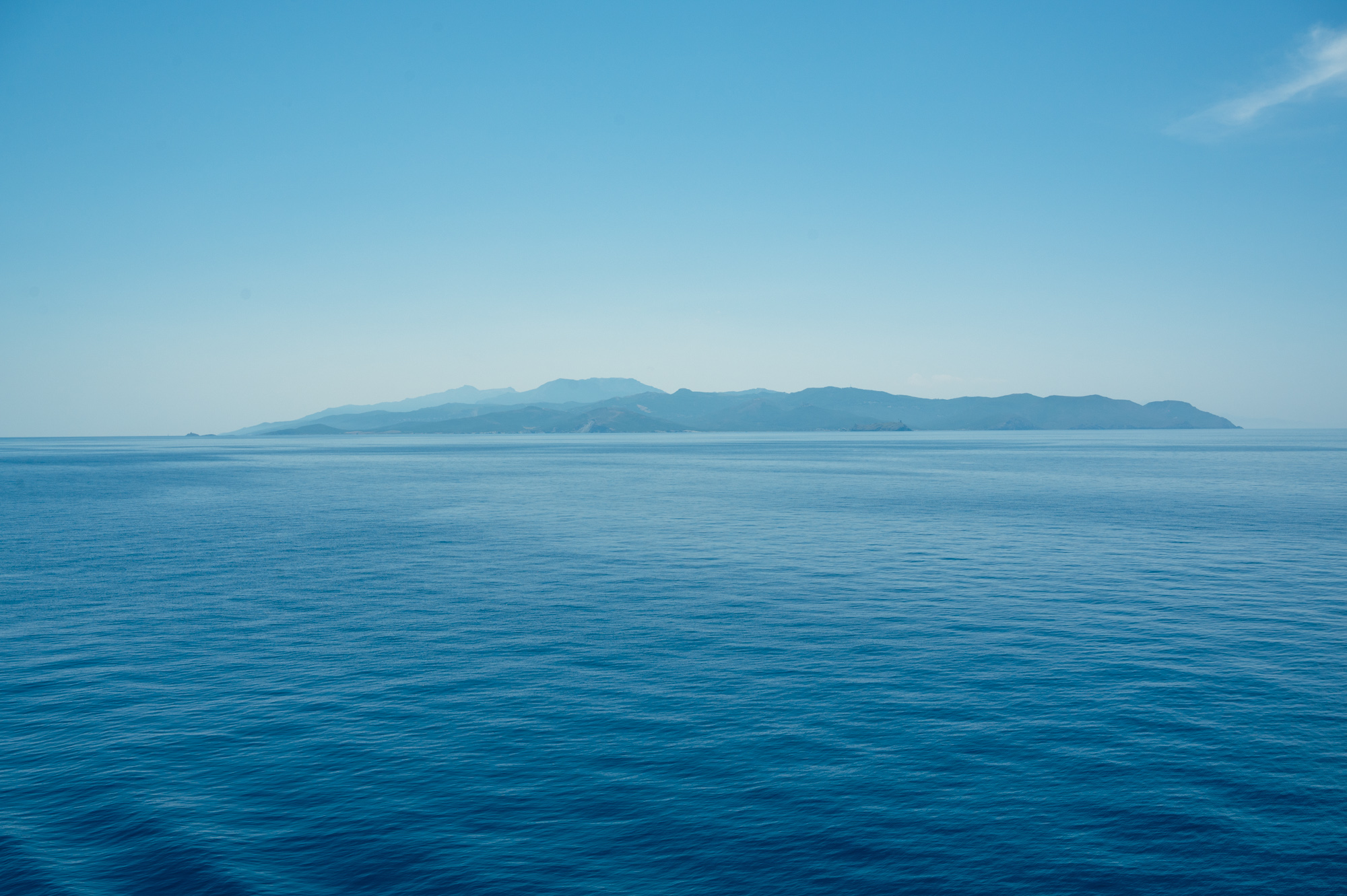 Blick auf die Nordspitze Korsikas