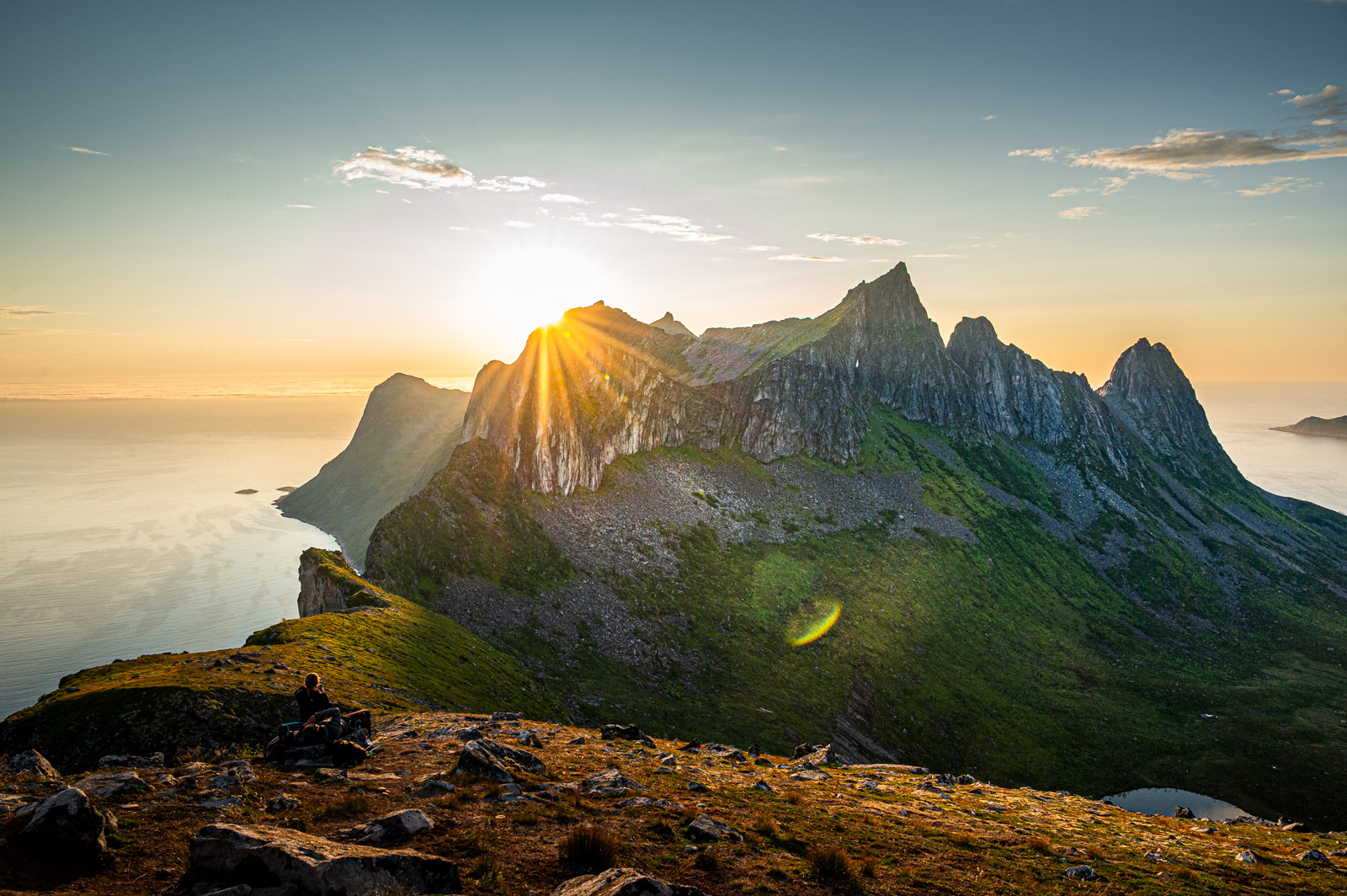 Blick entlang der Halbinsel